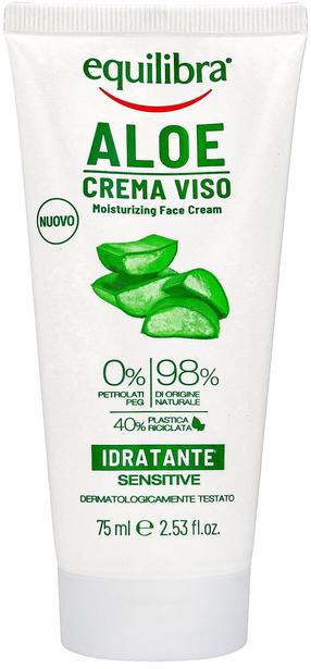 Крем для лица Equilibra Aloe Moisturizing, Nourishing Anti-Aging, 75 мл