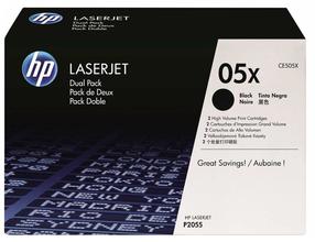 Tonerių kasetė HP LaserJet 05X CE505XD, juoda sp.