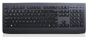Klaviatūra Lenovo Professional Wireless Keyboard, NO, juoda, belaidė (pažeista pakuotė)