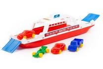 Vonios žaislų komplektas Toy Steam With Cars, įvairių spalvų