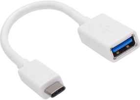 Адаптер Sandberg USB-C to USB 3.0 USB C plug, USB 3.0 A female, 0.1 м, белый цв.