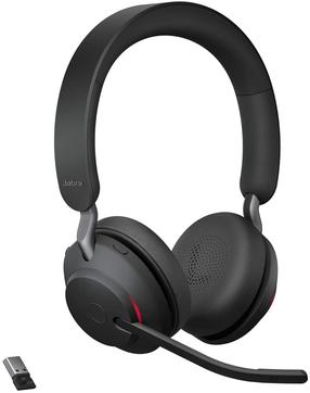 Vadu austiņas Jabra Evolve2 65, melna krās.