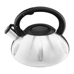 Arbatinukas su švilpuku Ambition Melody II, 2.5 l, sidabro sp./juoda sp.
