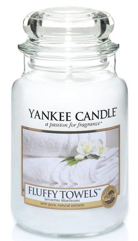 Žvakė, aromatinė Yankee Candle, 110 - 150 h, 623 g, balta sp.