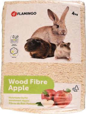 Medžio drožlės graužikams Flamingo Apple, 4 kg