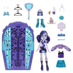 Lėlė su priedais Mattel Monster High Skulltimate Secrets Garden Mysteries Twyla HYT72, 29 cm, mėlyna sp.