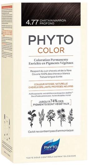 Juuksevärv Phyto Phytocolor, intense chestnut brown v., 4.77, 112 ml