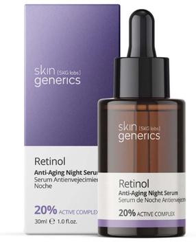 Nakts sejas serums Skin Generics Retinol 20%, 30 ml