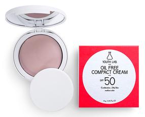 Kreempuuder Youth Lab Compact Cream, pruun v., medium, 10 g