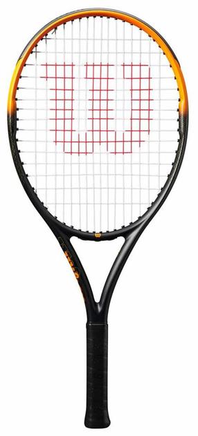 Teniso raketė Wilson Burn Spin Jr 25, juoda sp./oranžinė sp.