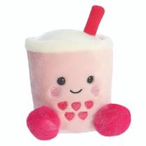 Pliušinis žaislas Aurora Palm Pals Boba Tea, rožinė sp., 11 cm