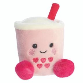 Плюшевая игрушка Aurora Palm Pals Boba Tea, розовый цв., 11 см