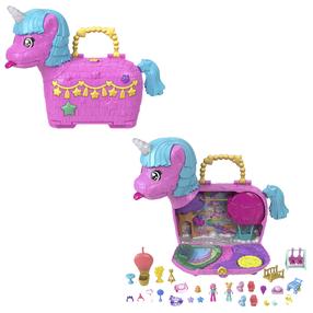 Lėlė Mattel Polly Pocket Pinjata, 23 cm, rožinė sp.