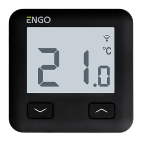 Termostaat Engo Controls, seina süvistatavad, must v., 8.6 cm, 5 - 45 °C