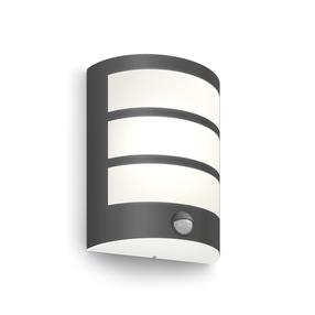 Sieninis lauko šviestuvas Philips Python, 6W, LED, IP44, antracito sp., 17.1 cm x 21.5 cm