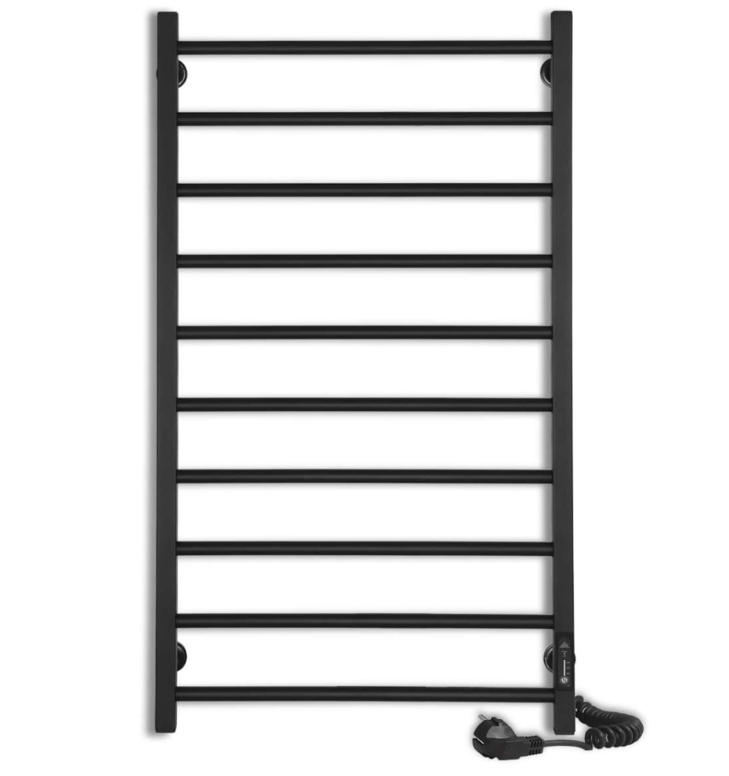 Elektriline rätikuradiator Laris Alfa P10, must v., 50 cm x 90 cm, 185 W