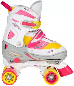 Rulluisud Nijdam Rave Skate, antratsiit v./valge v./kollane v., 38-41