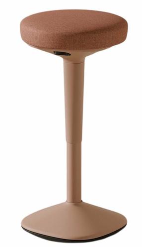 Darbo kėdė Desktronic Wobble, 37 x 37 x 57 - 82 cm, rožinė sp.