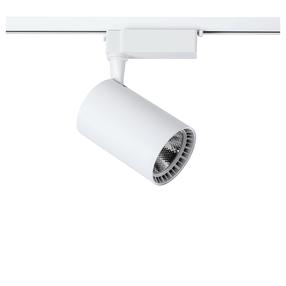 Lampa sliežu sistēmai DPM X-Line STR-10W-W, LED, 4100 °K, 1 x 10 W, balta krās. / balta krās.