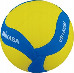 Tinklinio kamuolys Mikasa VS160W, 4 dydis, mėlyna sp./geltona sp.