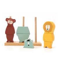 Edukacinė medinė dėlionė Trixie Animals, 14.5 cm, įvairių spalvų