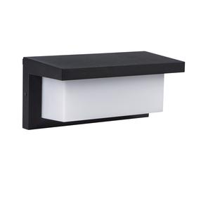 Уличный настенный светильник Kanlux, 12Вт, LED, IP54, черный цв., 125 см x 125 см