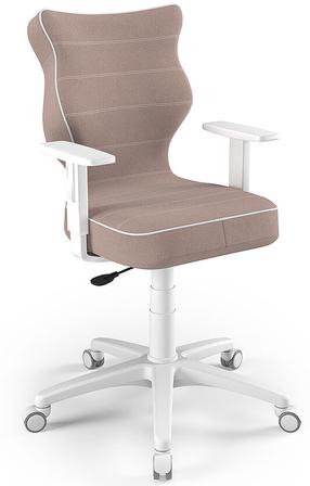 Bērnu darba krēsls Duo JS08, 40 x 37.5 x 100 cm, balts krās./bēša krās.