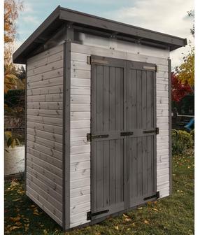 Sodo sandėliukas Upyard Strongbox, 163 cm x 127 cm x 222 cm, pilka sp.
