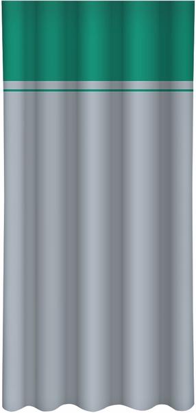 Naktinė užuolaida ZMH-141, pilka sp./tamsi turkio sp., 160 cm x 270 cm