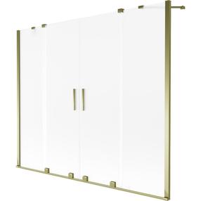 Vonios sienelė Mexen Velar Duo, 200 cm x 150 cm, gold/matinis