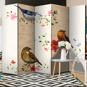 Fototapetas Artgeist Bird Song II Paravent1071J, 172 cm x 225 cm