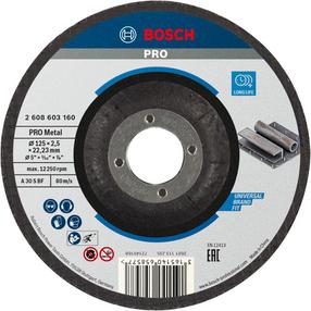 Pjovimo diskas kampiniam šlifuokliui Bosch Pro, 125 mm x 2.5 mm x 22.23 mm