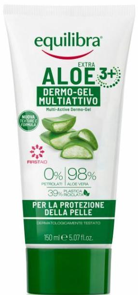 Ķermeņa gēls Equilibra Aloe 3+ Extra, 150 ml