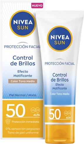Крем для ухода за загаром Nivea Sun Control Shine SPF50, 40 мл