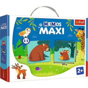 Edukacinė dėlionė Trefl Memo Maxi Animals