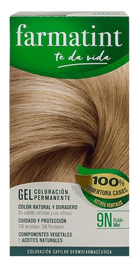 Juuksevärv Farmatint Permanent Color Gel, honey blonde v., 9N, 150 ml