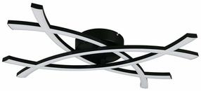 Šviestuvas sieninis Reality Pollock R23691132, LED, 3000 °K, 1 x 22 W, nėra gaubto / juoda sp.