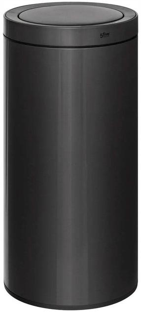 Šiukšliadėžė 5five Simply Smart Delta, juoda sp., 40 l, 62.5 cm x 31.2 cm