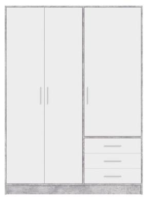Шкаф Forte Jupiter JPTS84T-C264, белый цв./светло-серый цв., 60 см x 144.6 см x 220 см