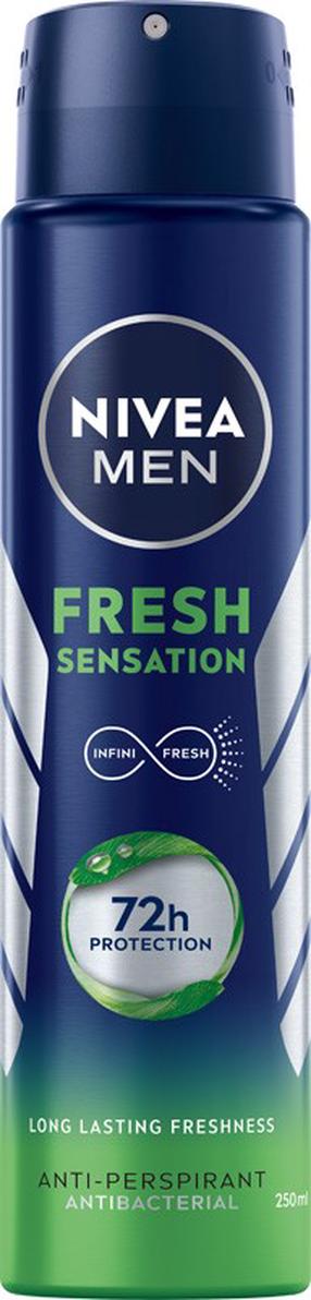 Vīriešu dezodorants Nivea Fresh Sensation, 250 ml