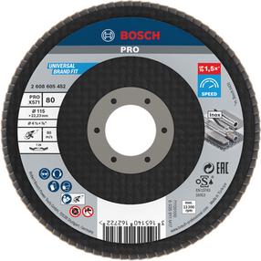 Slīpēšanas disks Bosch X571, 115 mm x 22.23 mm