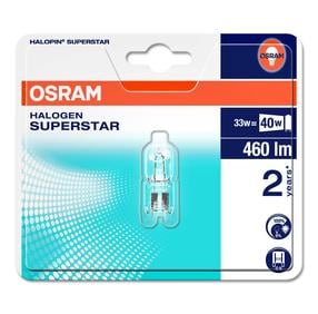 Lambipirn Osram Halogeenlamp, 2700 °K, G9, 33 W, 460 lm