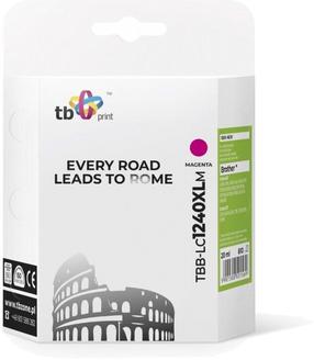 Spausdintuvo kasetė TB Print TBB-LC1240XLM, purpurinė (magenta) sp., 20 ml
