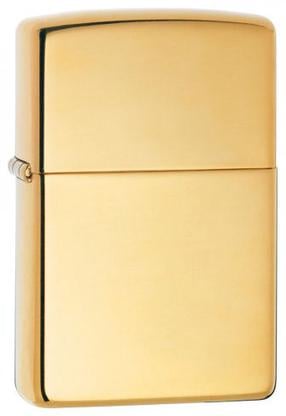 Šķiltava Zippo Lighter 254B, zelta krās.