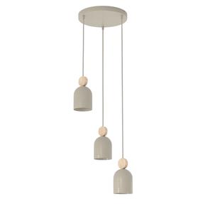 Šviestuvas lubų Emibig Mesi Premium, GU10, 3 x 8 W, smėlio sp. / smėlio sp.
