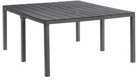 Lauko stalas Garden4you King Double, juoda sp., 146 cm x 172 cm x 74 cm