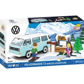 Konstruktorius Cobi Volkswagen T3 Winter Adventure 24639, 189 vnt., įvairių spalvų