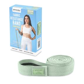 Takistuskumm Spokey Coti Flex, 208 cm x 3.5 cm x 0.4 cm, roheline v.