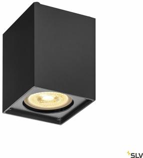 Lampa griesti SLV Altra, GU10, 1 x 35 W, melna krās. / melna krās.