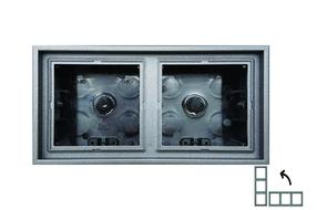 Rāmis Liregus Modern PMD-002.M/BM, matēta melna krās. 2 v.